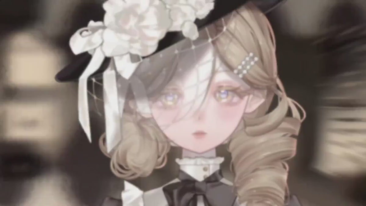 Toffee – Premade Female VTuber Model | Victorian Gothic VTuber Avatar | Ready to Use | Full Body | 22 Toggles