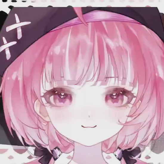 Pink Hair Vtuber Model – Live2D, Fully Rigged for Vtube Studio