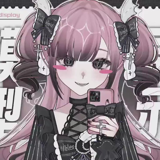 Shira Nightmare - live2d Vtuber Model | commercial use | ready to use | full body | Vtube Studio| ready for steaming