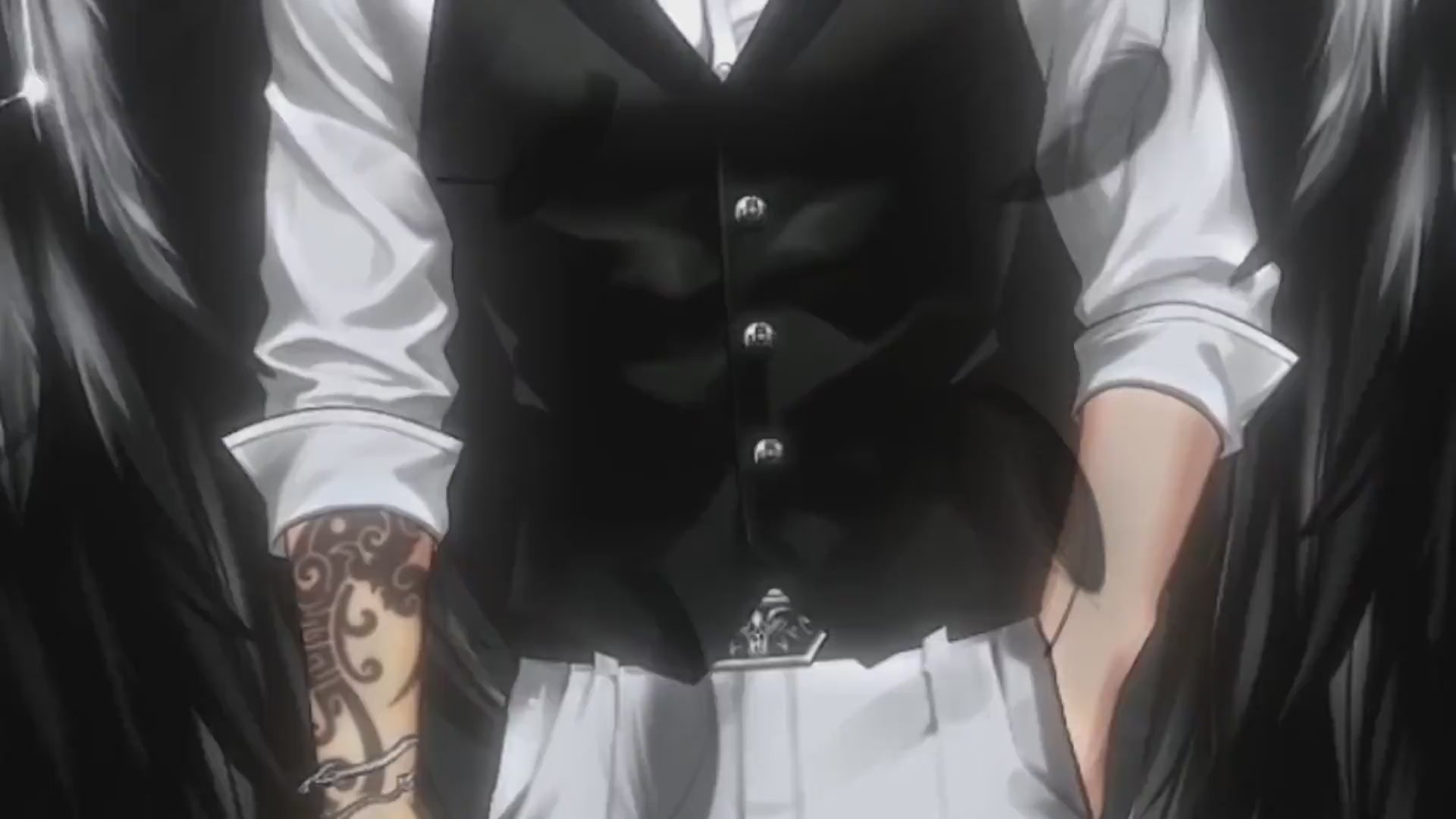 Kurogane – Premade Male VTuber Model | Dark Demon Butler VTuber Avatar | Ready to Use | Full Body | Outfit Toggles
