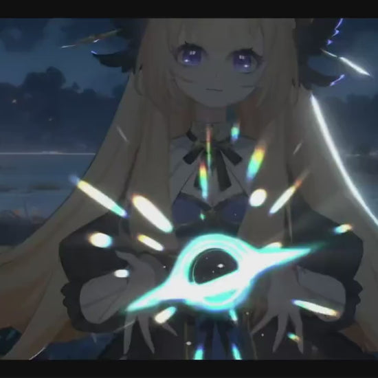 Golden Shadow Girl Vtuber Model – Live2D, Fully Rigged for Vtube Studio