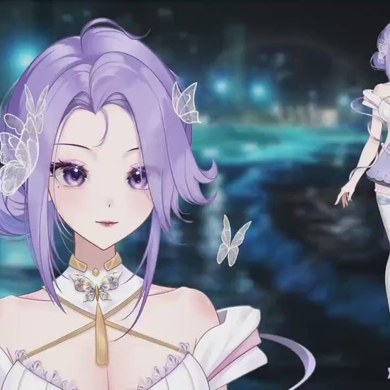 Butterfly Live2D VTuber Model – Full Body, Ready to Use