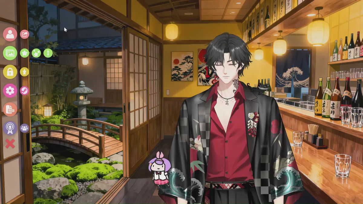 Yakuza Boss – [Basic Version] | Live2D VTuber Model | Commercial Use | Ready to Use | Full Body | VTube Studio